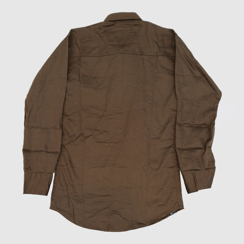 Pariari Boys Elite Brown Signature Men's Shirt