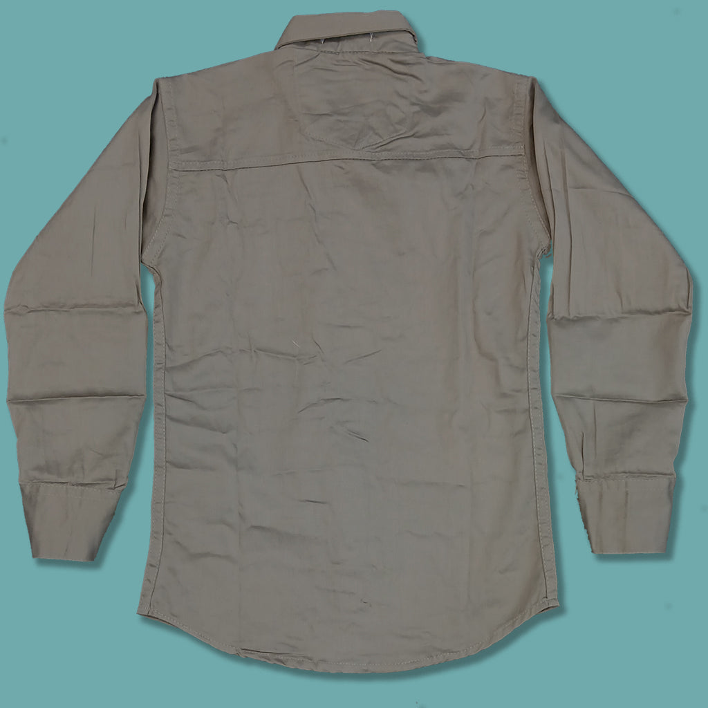 Pariari Boys Classic Khaki Utility Shirt
