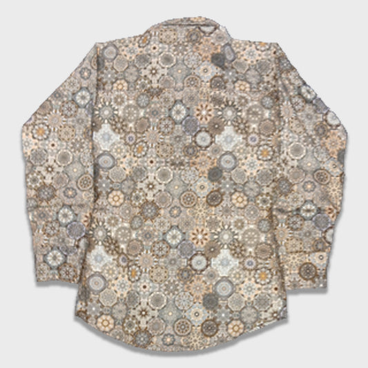 Pariari Boys Mosaic Printed Shirt