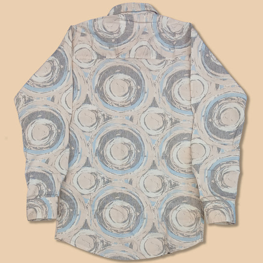 Pariari Boys Abstract Swirl Print Shirt