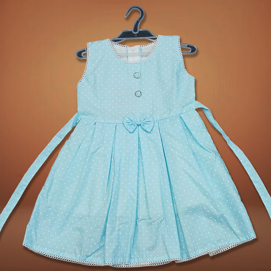 Pariari Girls Polka Dot Sleeveless Party Dress