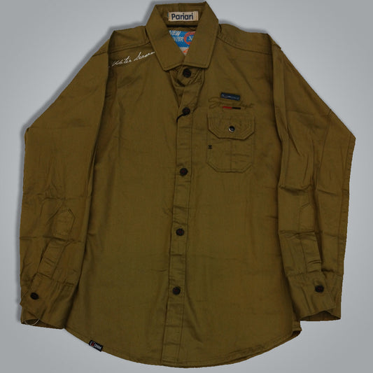 Pariari Boys Urban Explorer Cotton Shirt