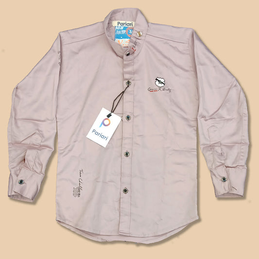 Pariari Boys Elegant Mandarin Collar Shirt