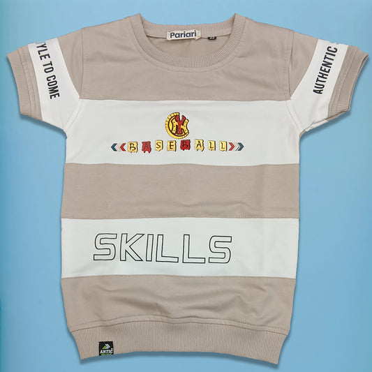 Pariari Boys Baseball Skills T-Shirt