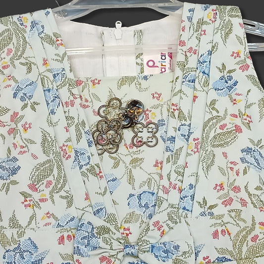 Pariari Girls Floral Sleeveless Dress
