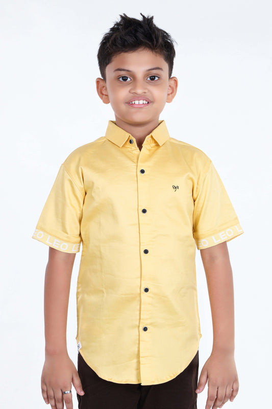 Pariari Boys Polycotton Half Sleeves shirt