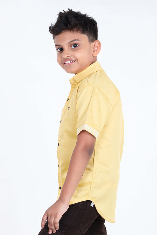 Pariari Boys Polycotton Half Sleeves shirt
