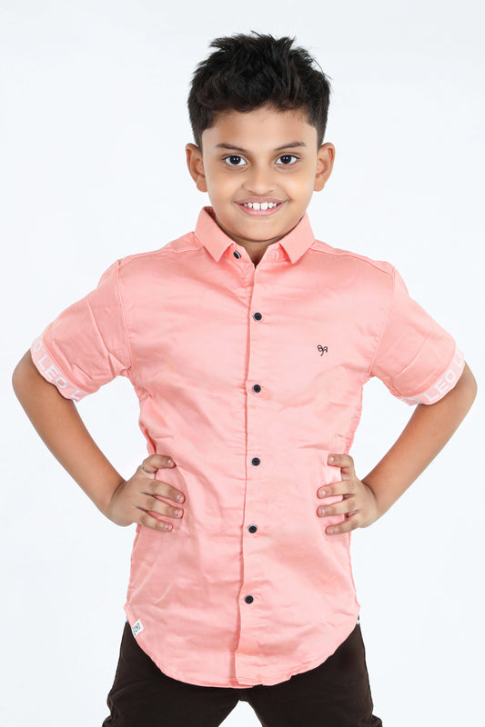 Pariari Boys Polycotton Half Sleeves Shirt