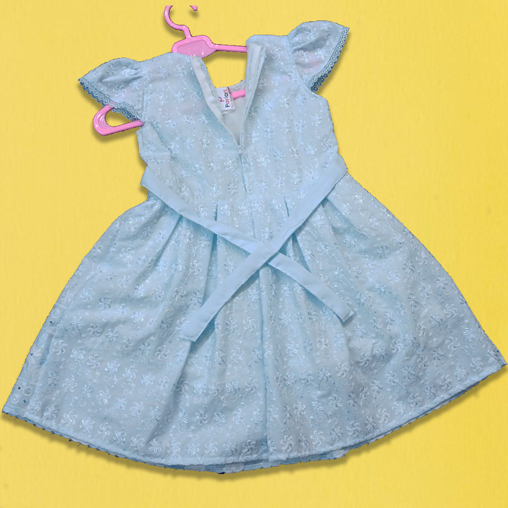 pariari girls Colorful Artistic Design Cotton Frock