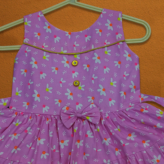 Pariari Girls Floral Sleeveless Dress