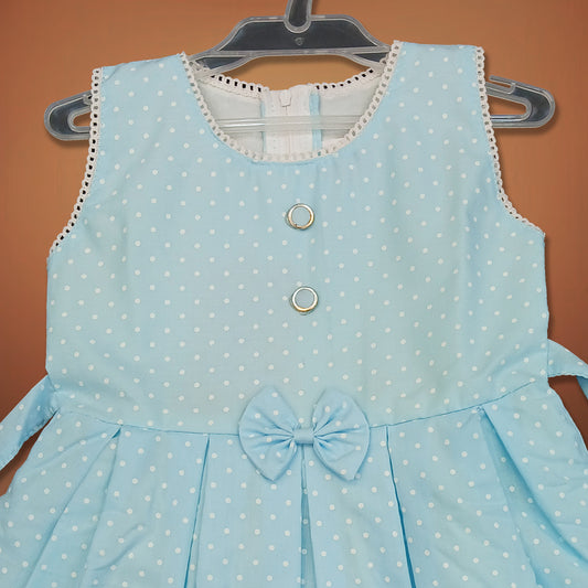 Pariari Girls Polka Dot Sleeveless Party Dress