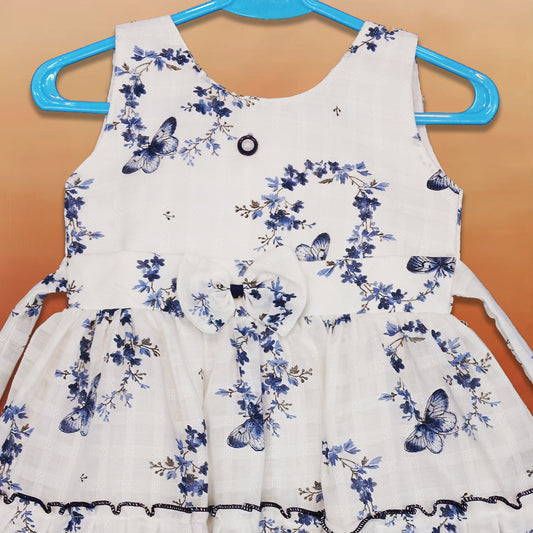 pariari girls Floral Ruffle Tiered Dress