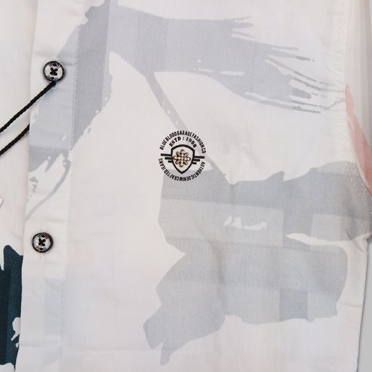 Pariari Boys Floral Brushstroke Shirt