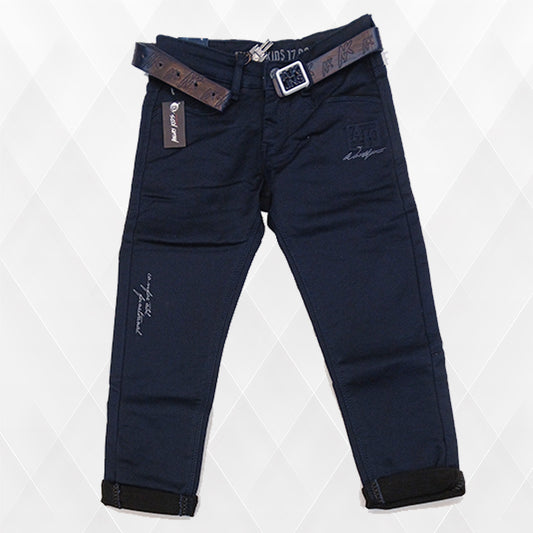 Pariari Boys Slim-Fit Navy Blue Jeans