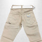 Pariari Boys Fashionable Khaki Pants with White Belt