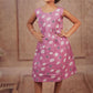 Pariari Girls Sleeveless Purple Candy Hearts Frock