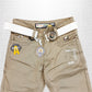 Pariari Boys Fashionable Khaki Pants with White Belt
