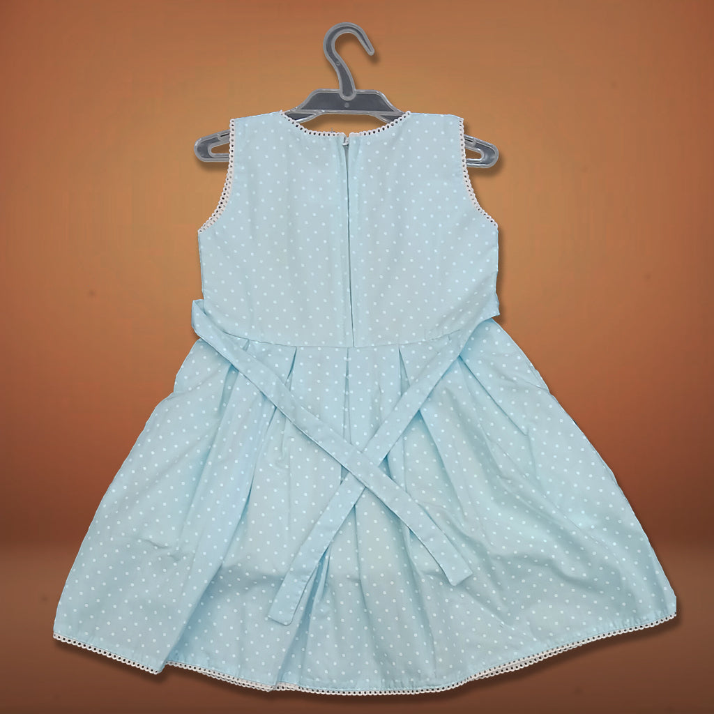 Pariari Girls Polka Dot Sleeveless Party Dress