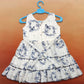 pariari girls Floral Ruffle Tiered Dress