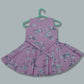 pariari Girls Pink Floral Sleeveless Dress for Girls