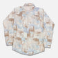 Pariari Boys Earth-Tone Brushstroke Full-Sleeve Shirt