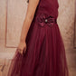 Pariari Girls Sleeveless Bow Fitted Party Dress