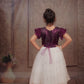 Pariari Girls Velvet & Tulle Sparkle Party Dress
