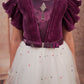 Pariari Girls Velvet & Tulle Sparkle Party Dress