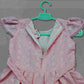 Pariari Girls Pink Floral Embroidered Dress