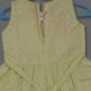 pariari girls Lime Green Eyelet Embroidered Dress