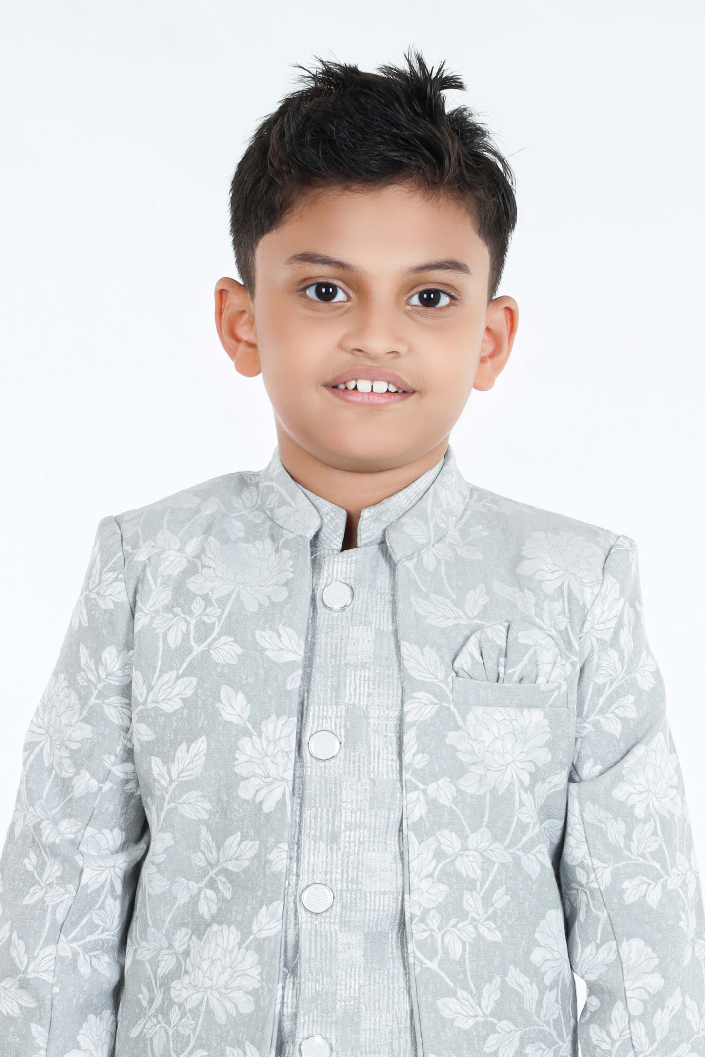 Pariari Boys Party Dress Set of Inner Coat, Jacket and Chinos