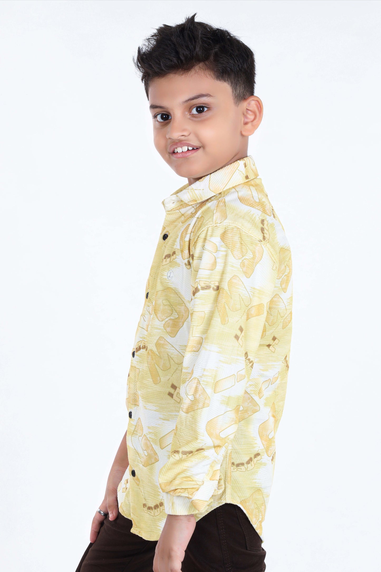 Pariari Boys full Sleeves Popcorn Shirt
