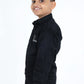 Pariari Boys Polycotton Black Full Sleeve Shirt