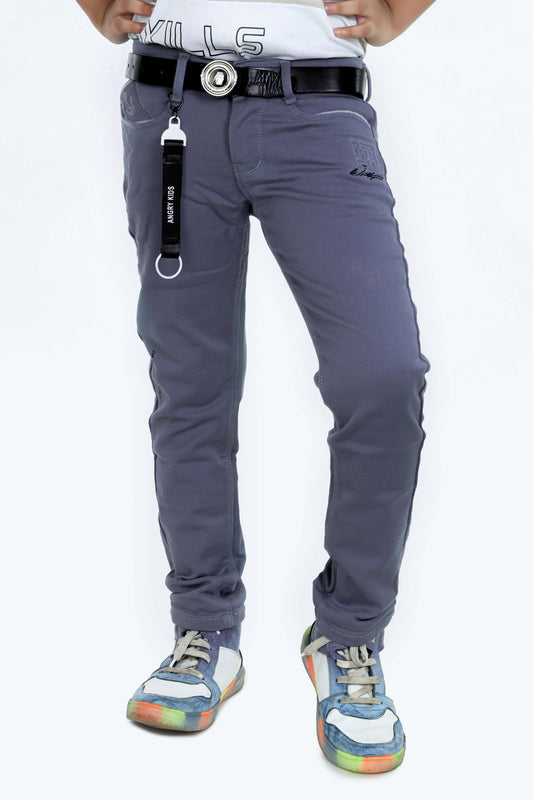 Pariari Boys Chinos with key ring and belt