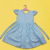 pariari girls Colorful Artistic Design Cotton Frock