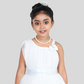 Pariari Girls Polyester High Low Party Dress with bow