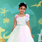Pariari Girls Multicoloured Party Gown with Shimmer