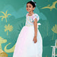 Pariari Girls Multicoloured Party Gown with Shimmer