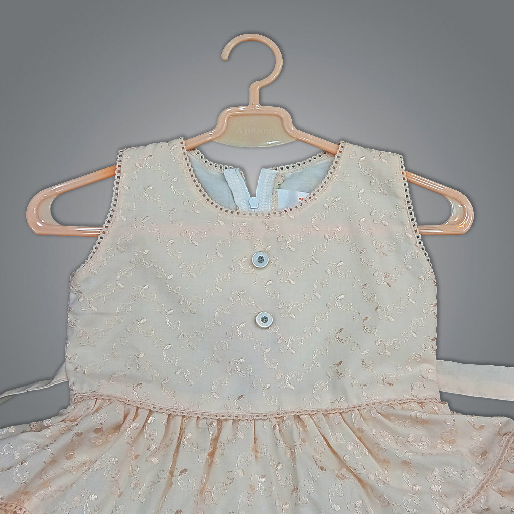 Pariari Girls Elegant Sleeveless Lace Dress for Girls