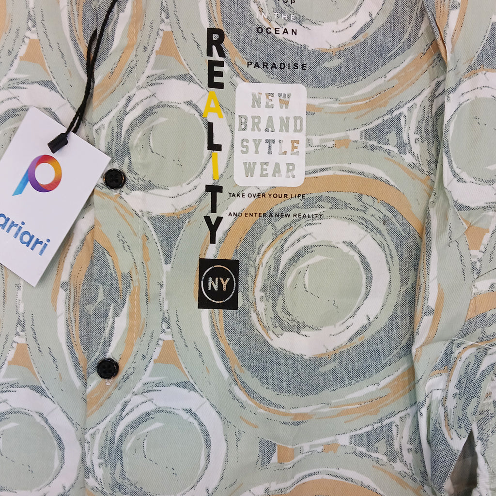 Pariari Boys Printed Long-Sleeve Shirt