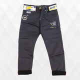 Pariari Stylish Boys Grey Slim-Fit Jeans with Trendy Belt