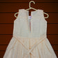 pariari girls Charming Elegant Cream with Embroidered  Girls Dress