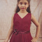 Pariari Girls Sleeveless Bow Fitted Party Dress