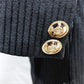 Pariari Boys Black and Gold Indo-Western Sherwani Set