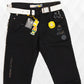 Pariari Boys Urban Edge Black Denim with Belt